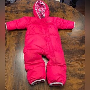Columbia Fuchsia Infant Snowsuit